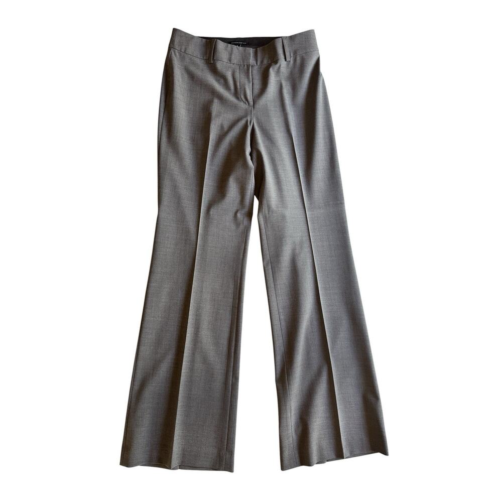 Kenneth Cole New York Charcoal Grey Stretch Career Trousers Leg Sz 8